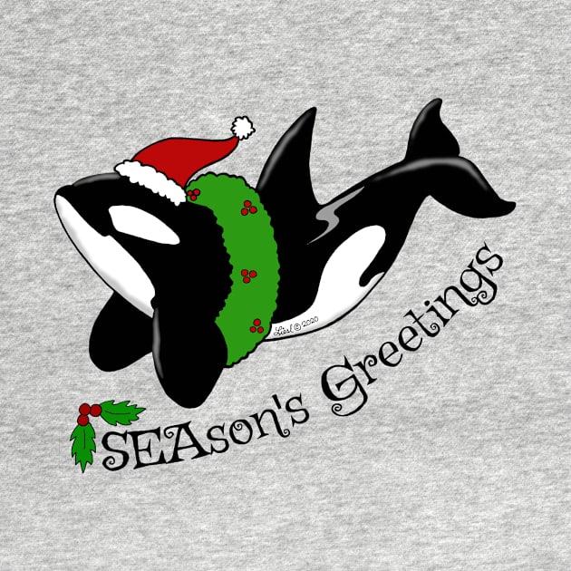 Season's Greetings Killer Whale by HonuHoney